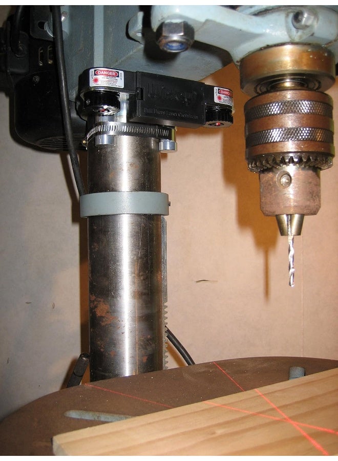 Wixey WL133 Drill Press Laser Crosshair - Long-Lasting Easy-Use Portable Drill Press Guide - Thin Precision Laser Alignment Tool - Perfect Drilling Machine for Accurate Setup Where Needed - Image 2